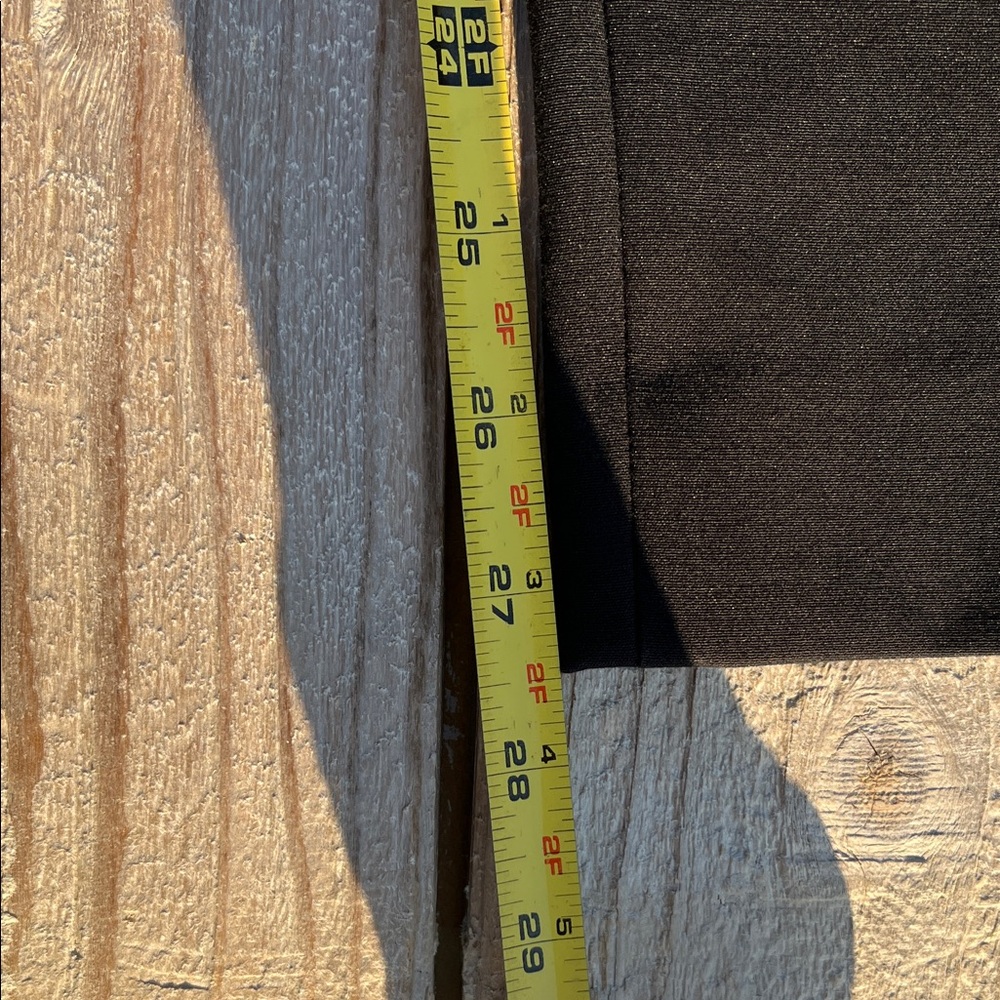 White House Black Market Black Straight-Leg Dress Pants - Picture 8 of 12
